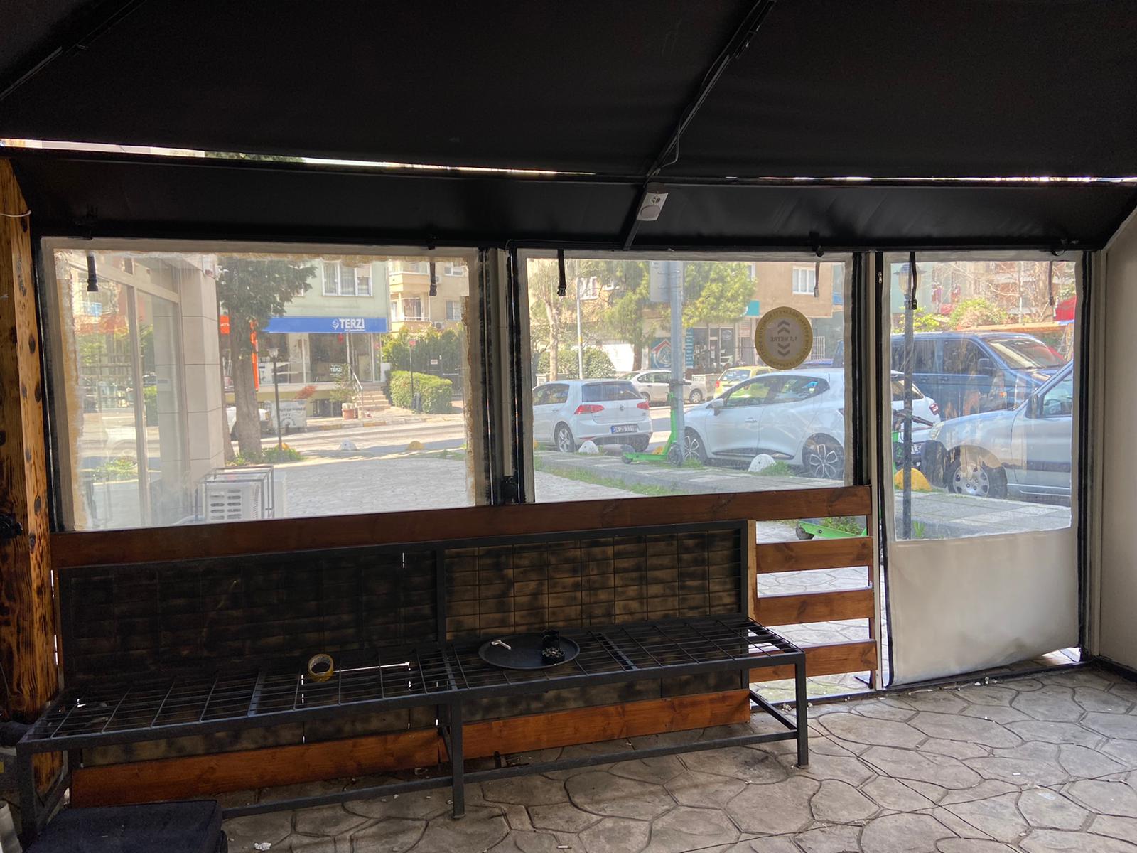 Cafe Şeffaf Kapama