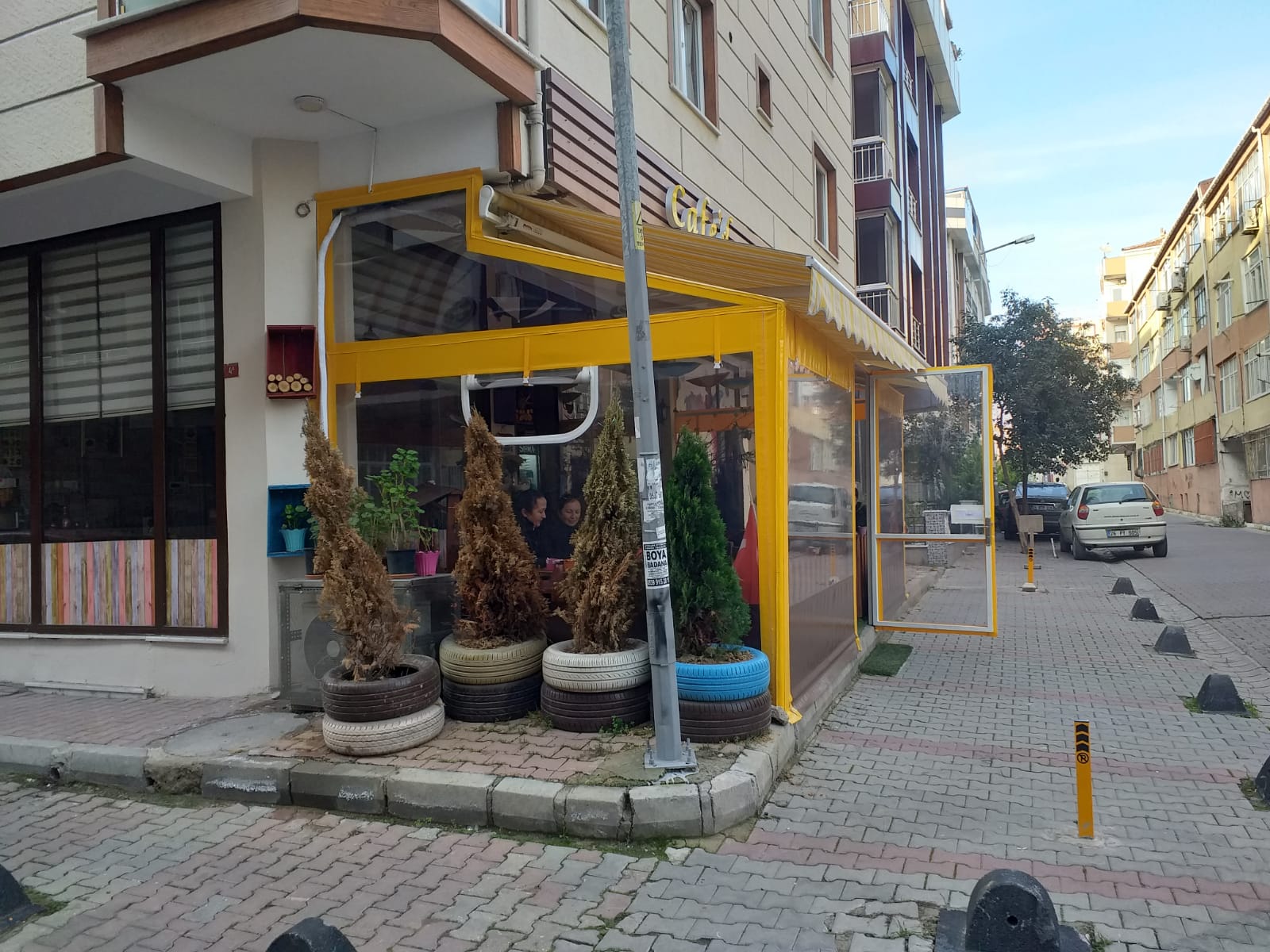 Tente Altına Şeffaf Kapama