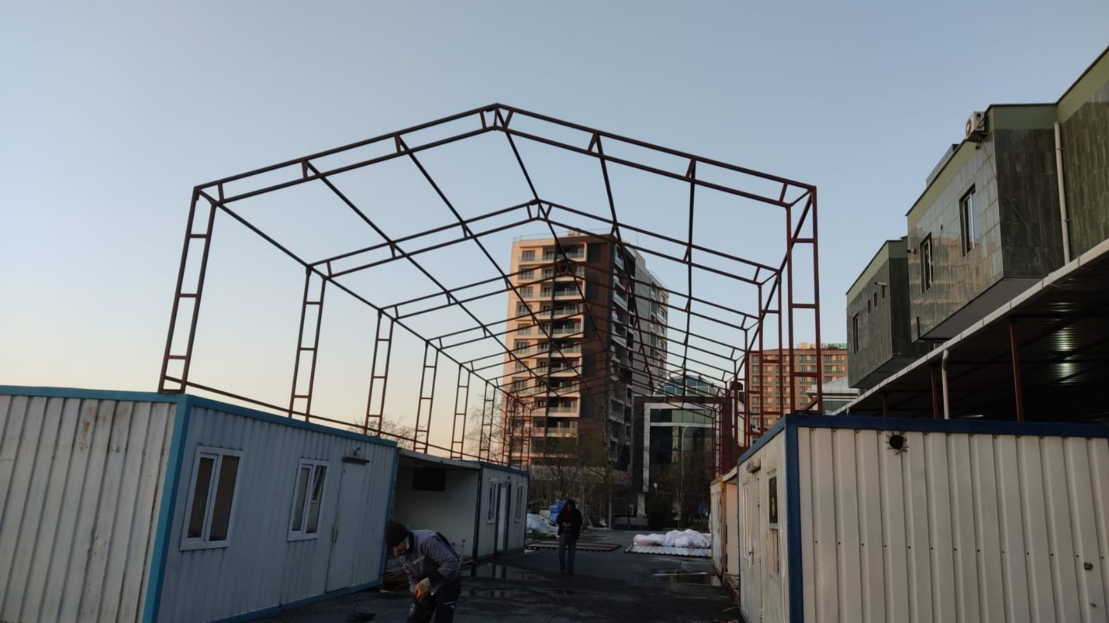 Yemekhane Çadırı İskeleti